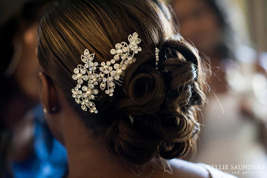 African American bridal hair